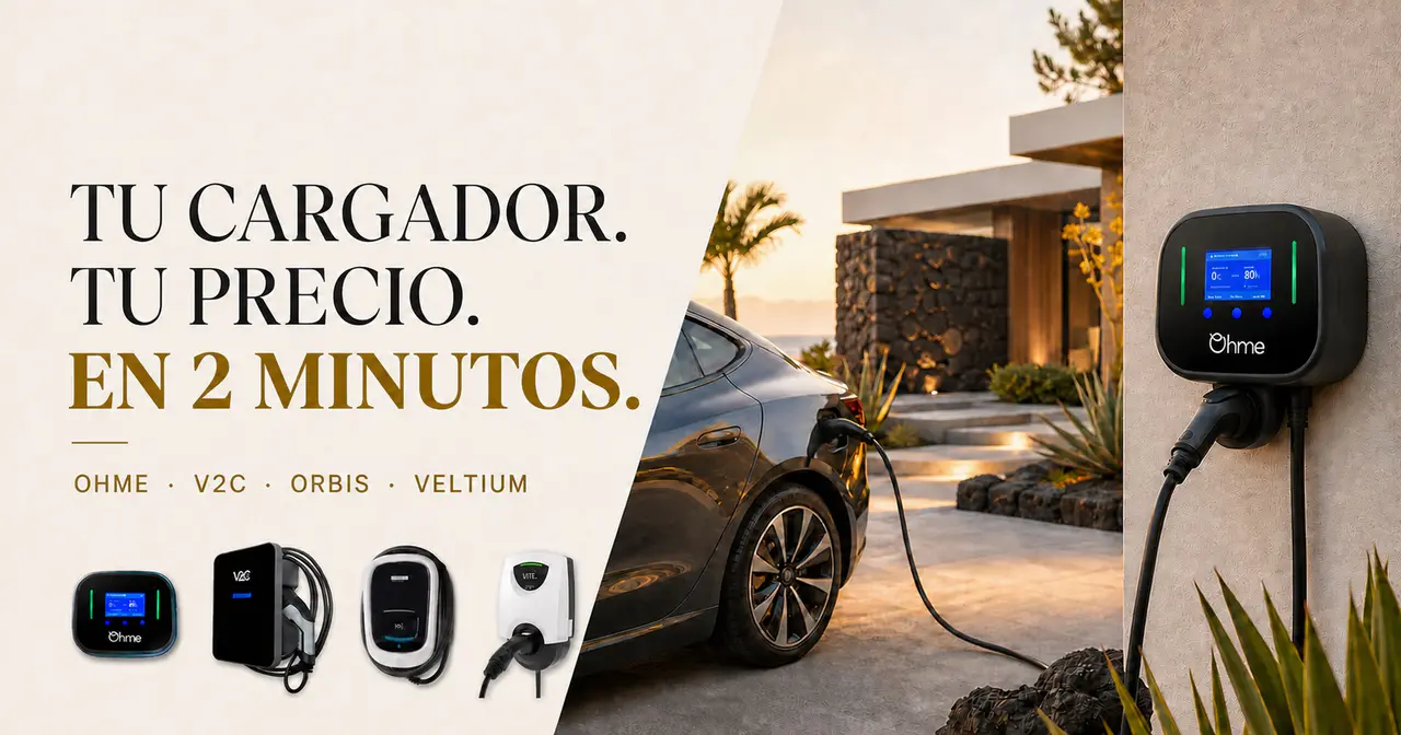 Ohme Pro, V2C Trydan, Orbis Viaris y Veltium Lite
