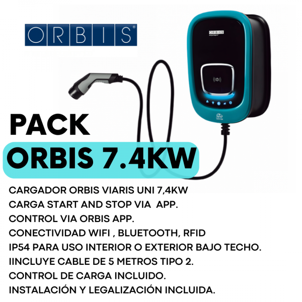 Pack Orbis Viaris Uni 7.4kw