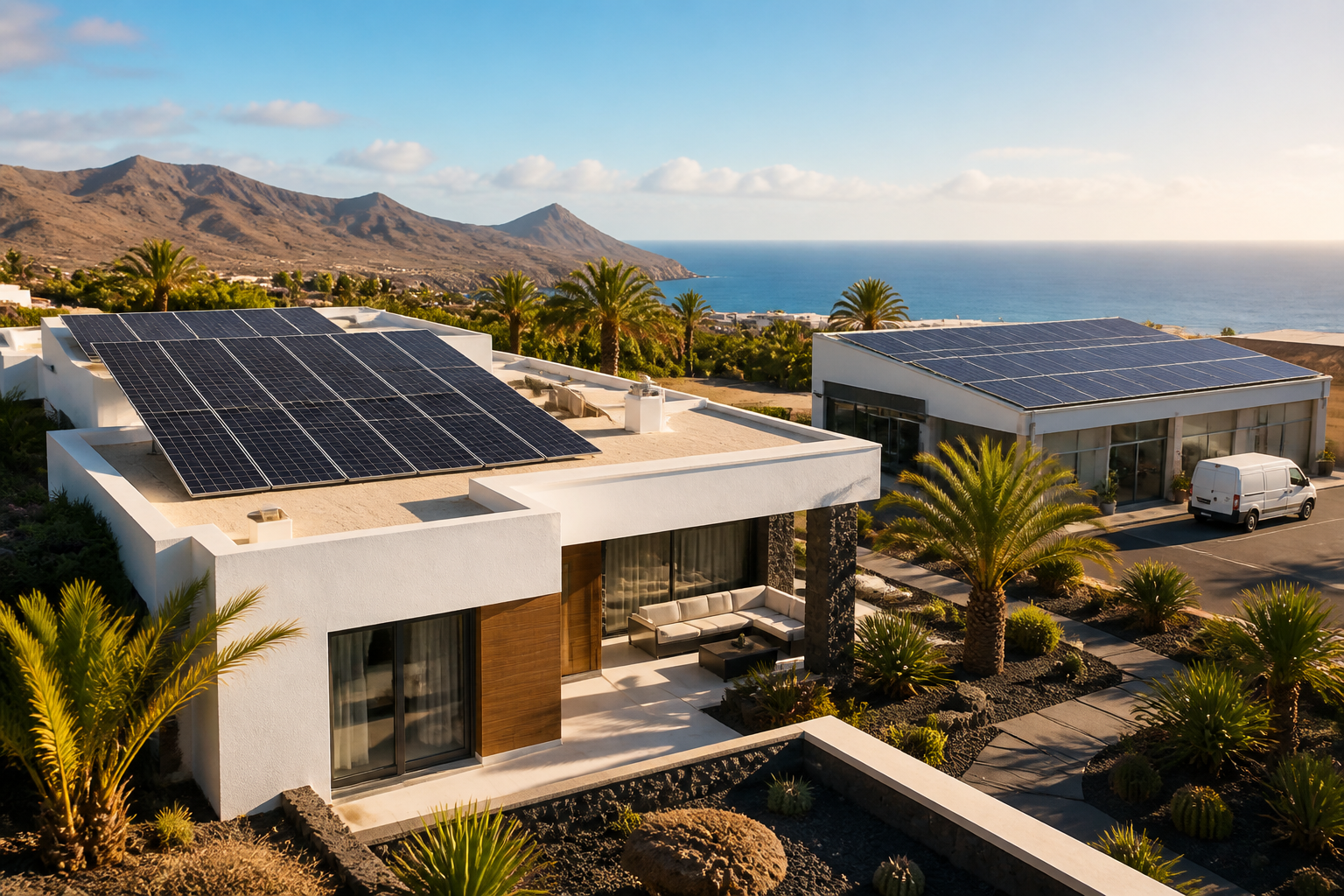 Instalaciones de energía solar para viviendas y empresas en Canarias