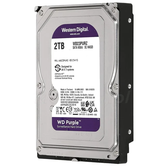 Western Digital Purple hard drive for CCTV